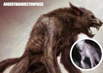 Un hombre salió a la calle de noche y se topó con un lobizón