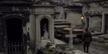 En el siglo XVIII, París empezó a mover restos humanos desde sus cementerios saturados al subsuelo