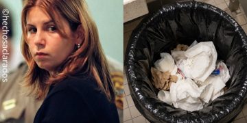 Esta mujer dio a luz en un baño durante una fiesta, luego tirò el bebè a la basura y volviò al baile de graduaciòn